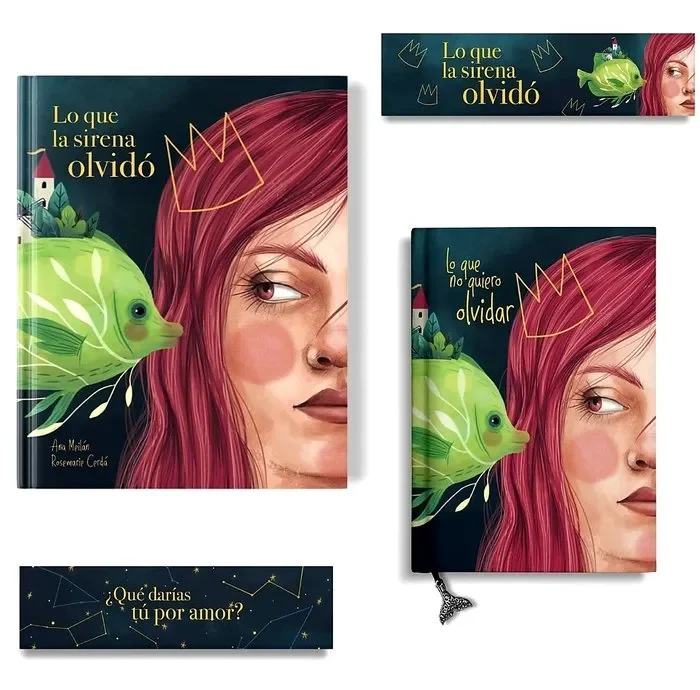 Pack lo que la sirena olvido + diario