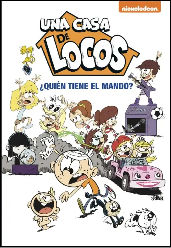 ¿Quién tiene el mando? (Una casa de locos. Cómic 1)